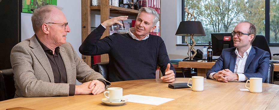 Wijnand Verschuur, Wouter Coenradie en Marc Hummelink