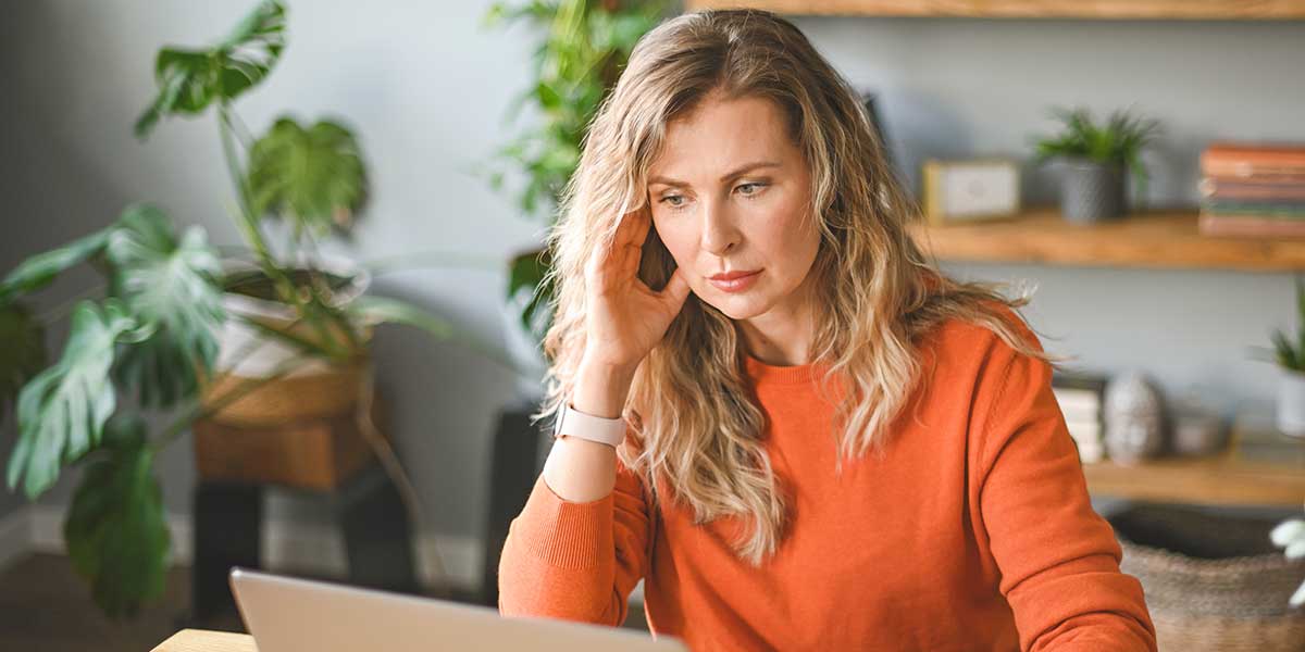 Hero image voor artikel:  Heb ik een burn-out of is het de perimenopauze?