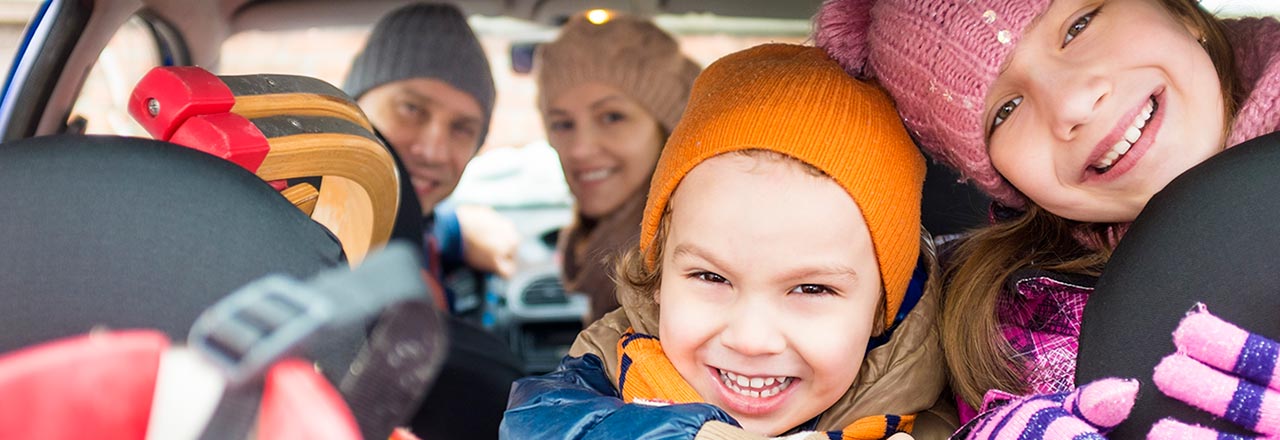 Kinderen op de achterbank