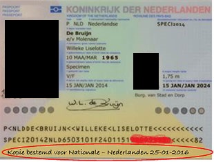 Voorbeeld afbeelding van een ID-kaart